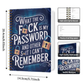 ⏰Last 4 hours📅Funny Password Notebook - Spiral Bound with Lock Icons