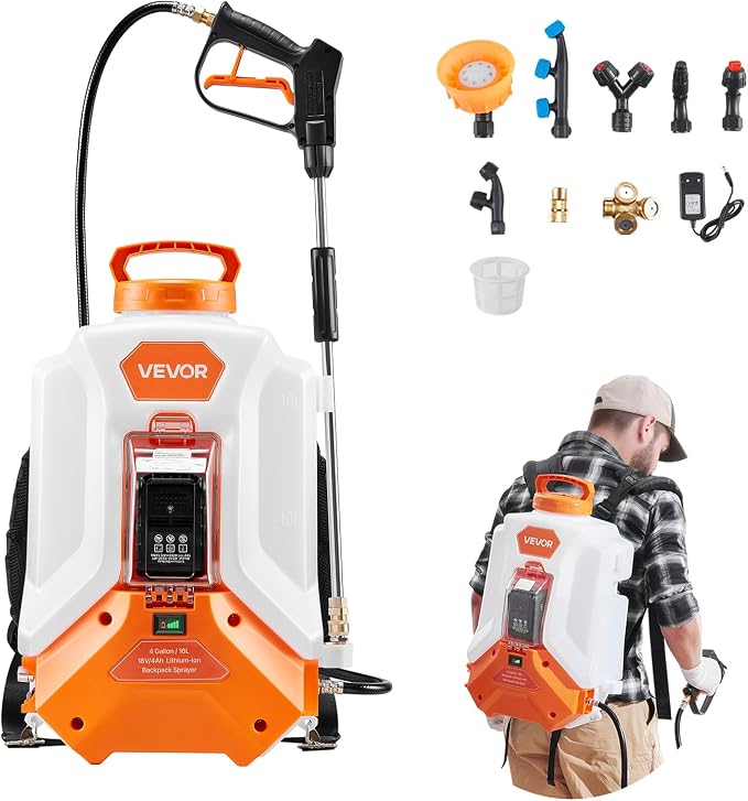 Battery Powered Backpack Sprayer-Order today and get two batteries for free