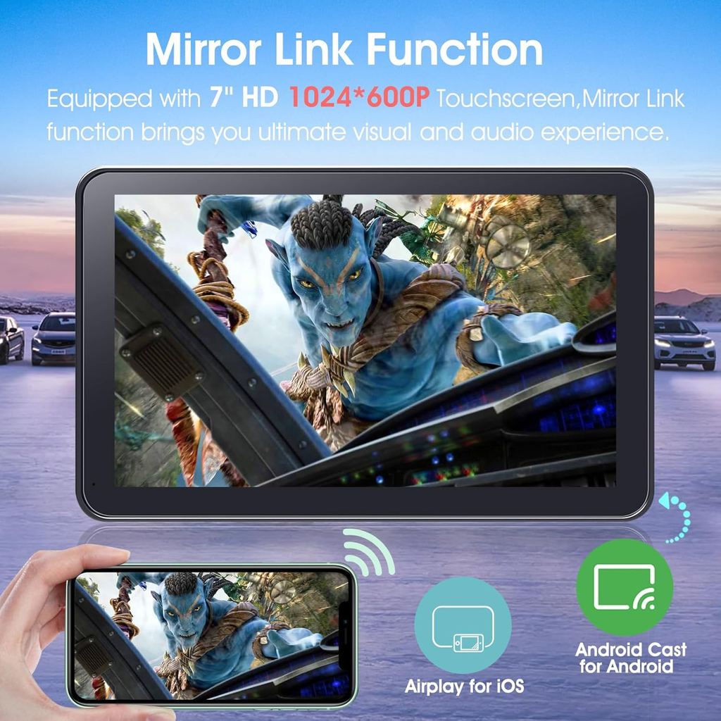 Portable Wireless Carplay Screen