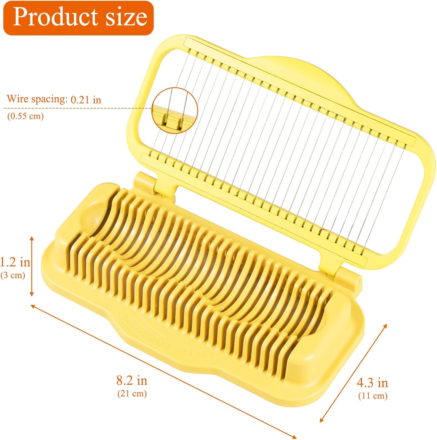 Larger Banana Slicer Egg Slicer for Hard Boiled Eggs