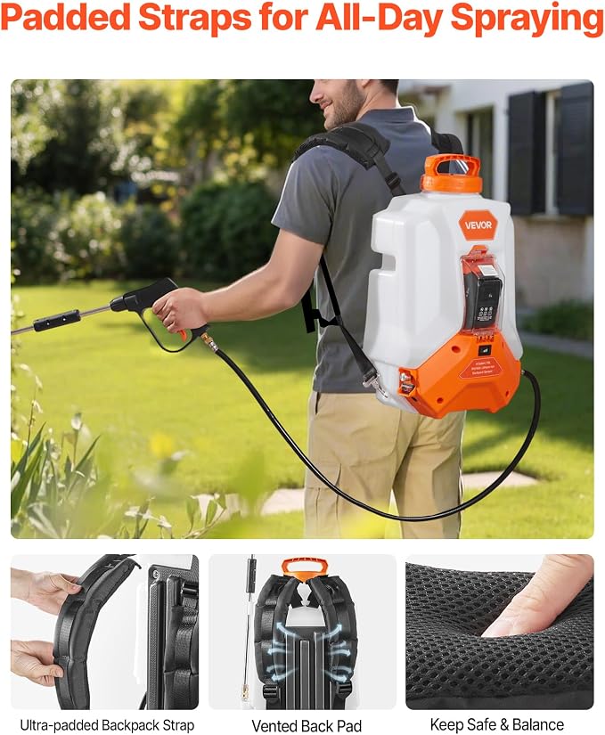 Battery Powered Backpack Sprayer-Order today and get two batteries for free