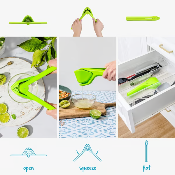 🍋 Squeeze Freshness Instantly ✨ Ultimate Lemon Squeezer – For Effortless, Mess-Free Juicing All Day! 🍊