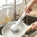 🔥 Limited stock! last day 49% OFF-🎁6-in-1 Rotatable Dish Brush with Detergent Dispenser