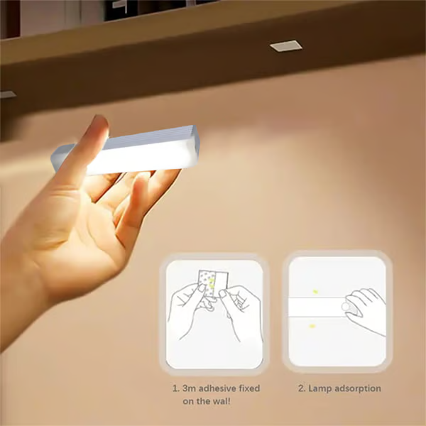 🔥💡 Punch-free Smart Sensor Magnetic Rechargeable LED Lights